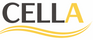 Logo of the brand 'CELLA' with a black and yellow design.